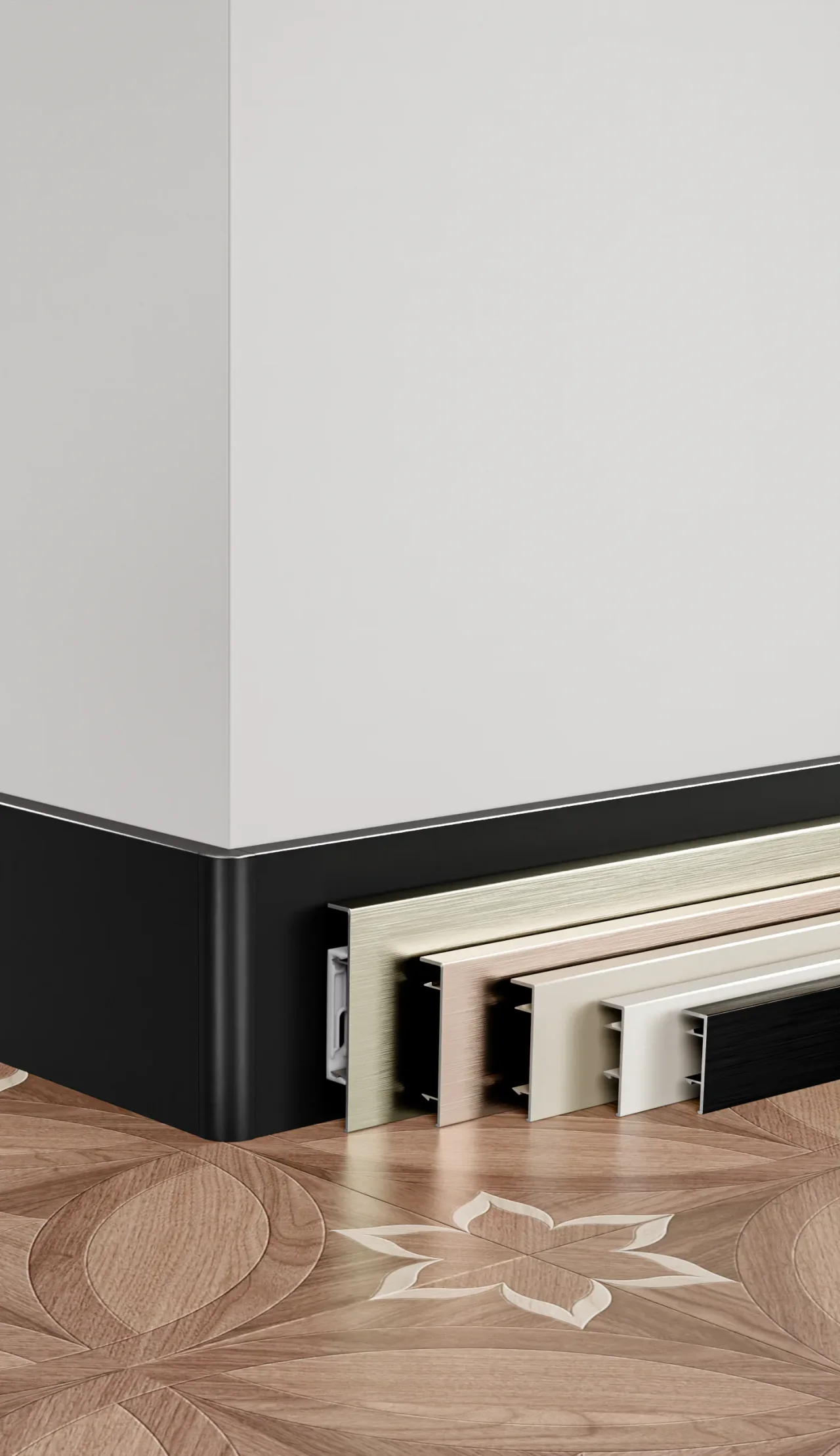 Reintiler aluminium skirting board