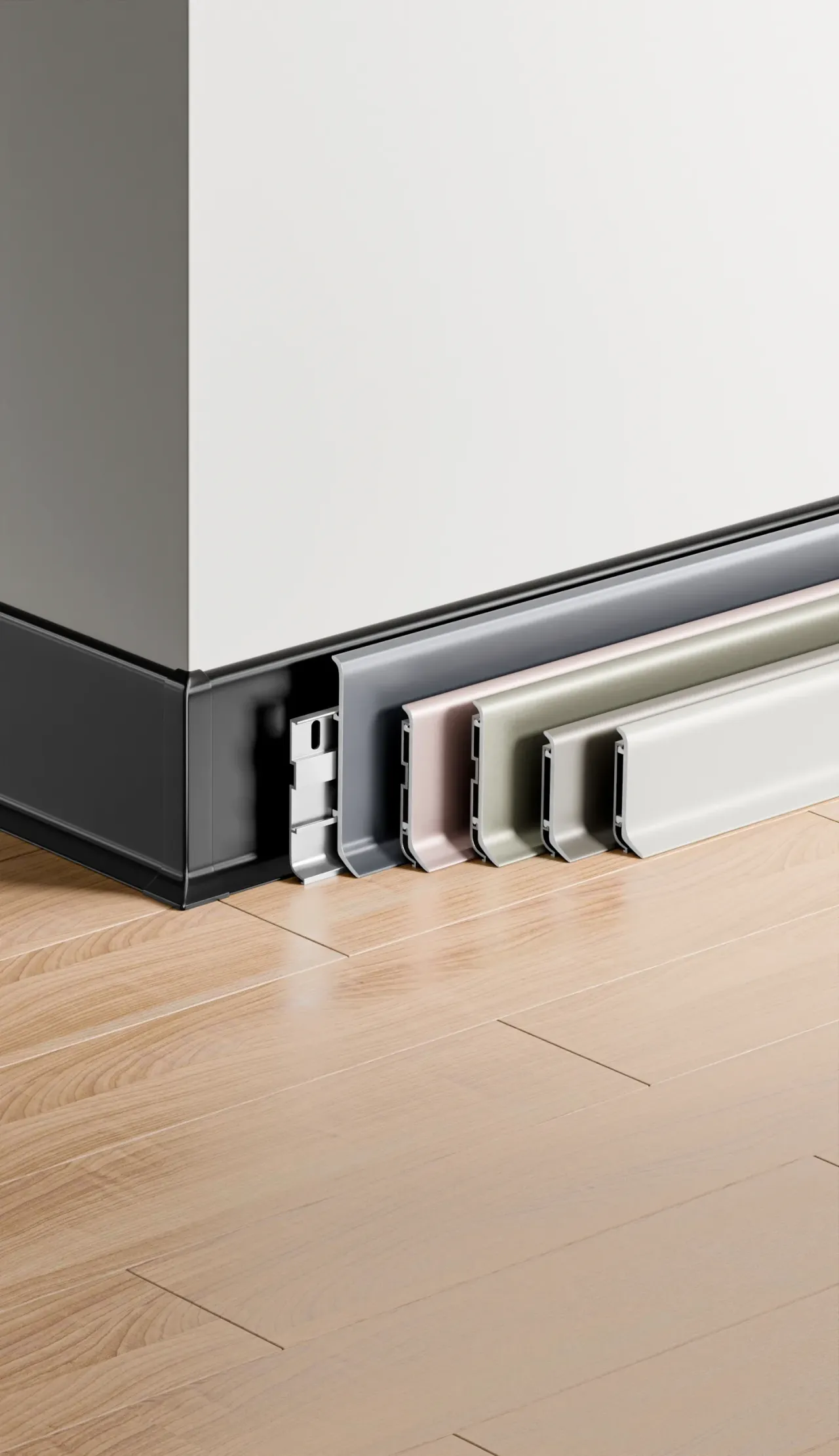 Aluminium skirting board RMS-A-05