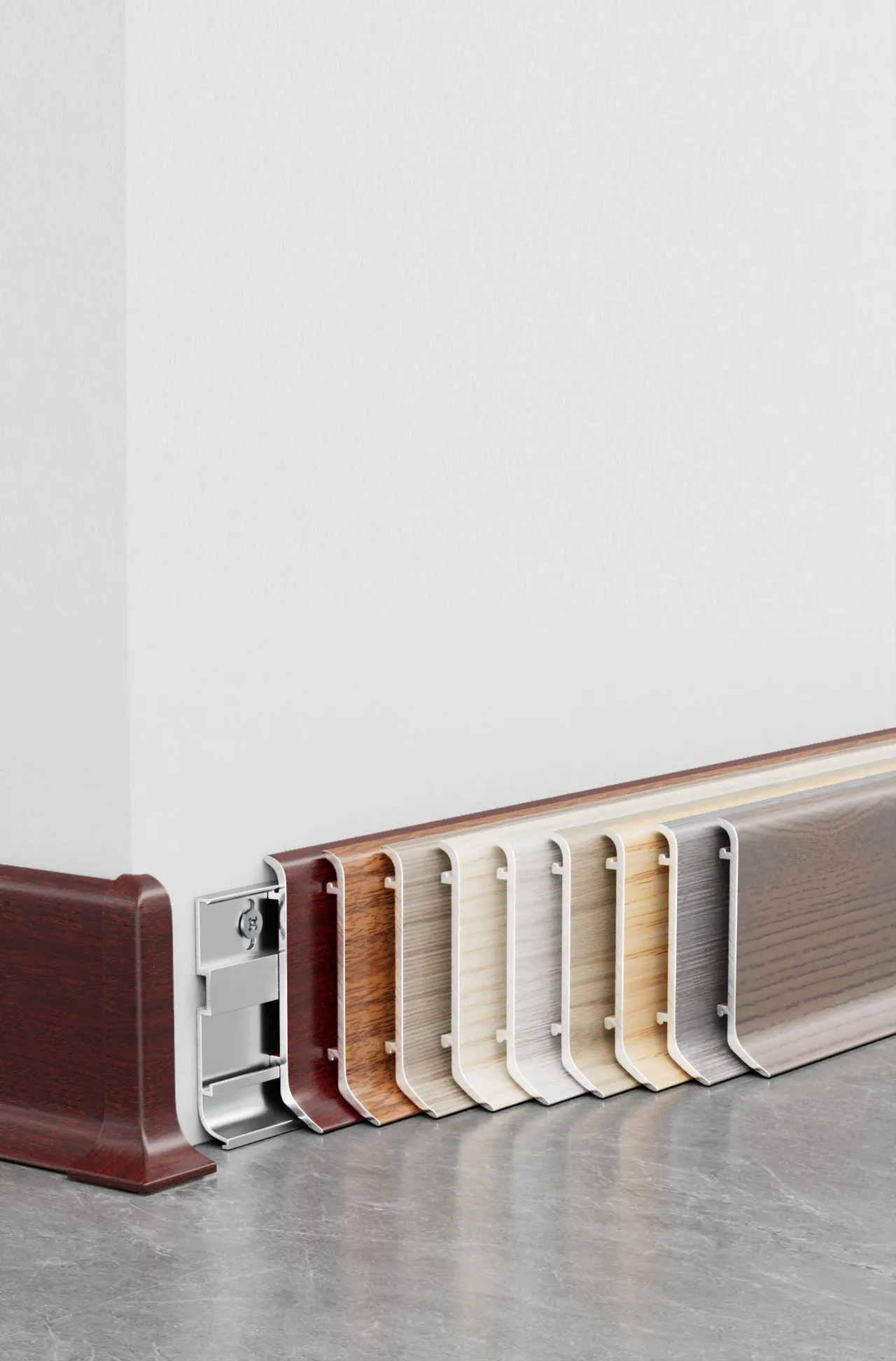 Aluminium skirting board RMS-A-05N