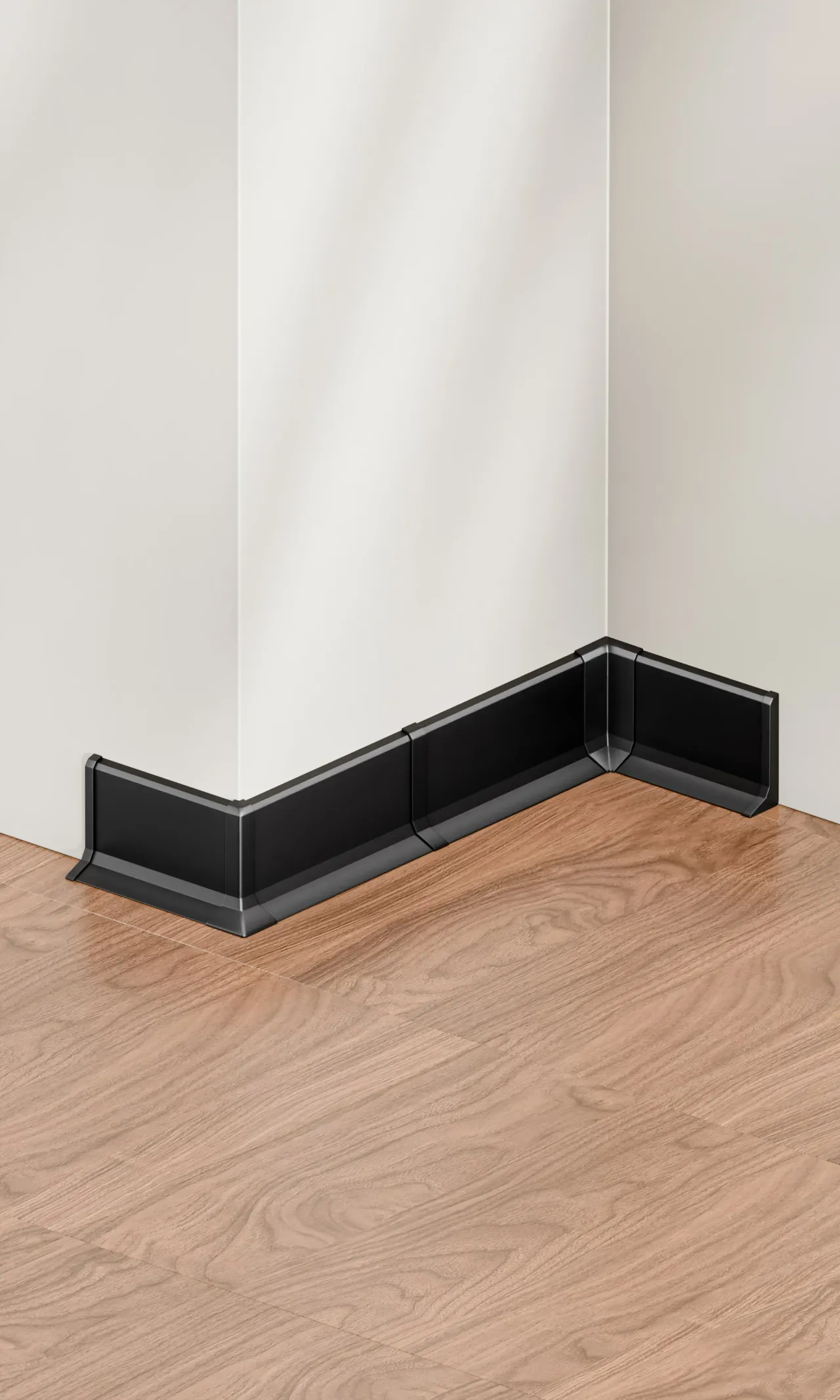 Installation example for skirting board RMS-A-13