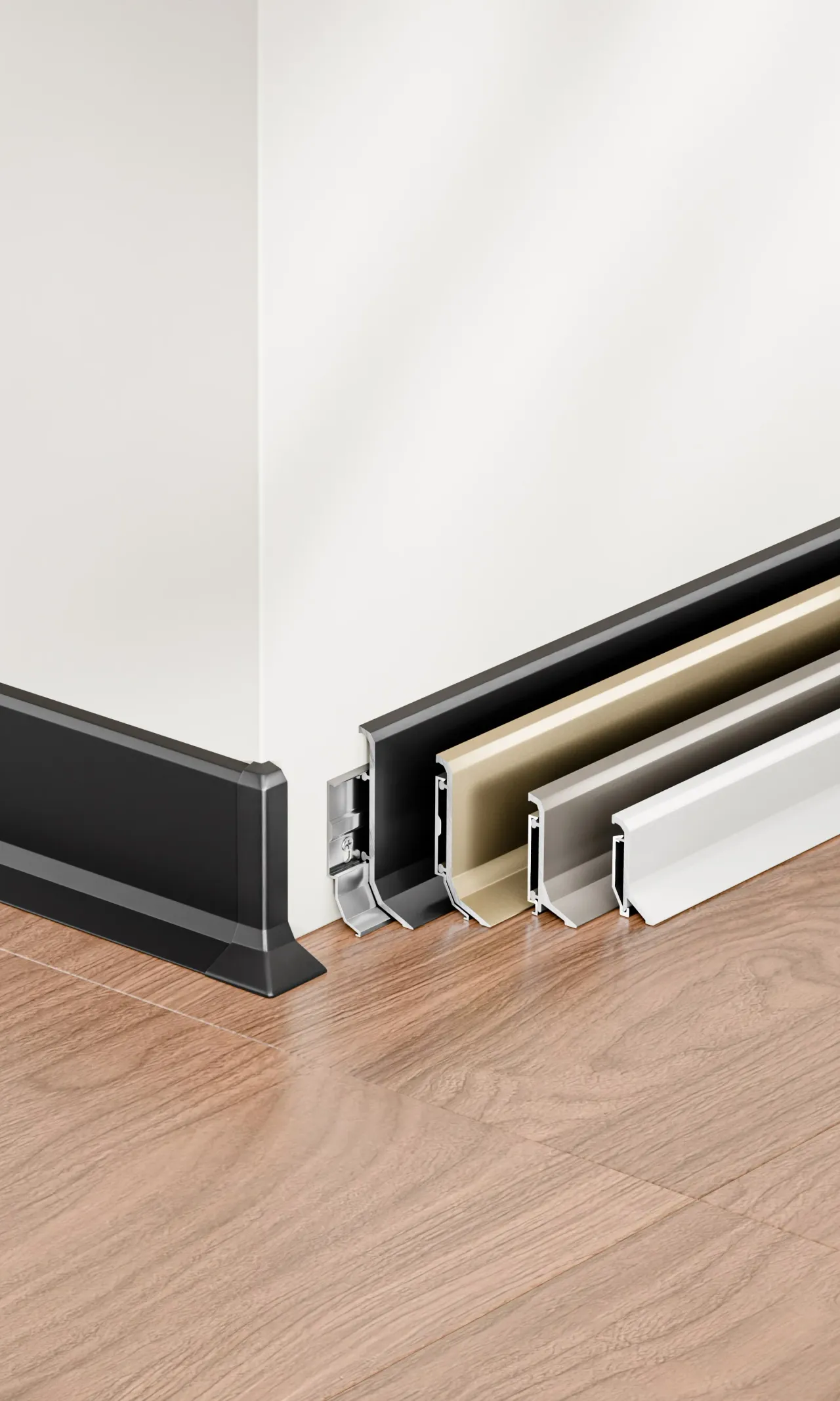 Aluminium skirting board RMS-A-13