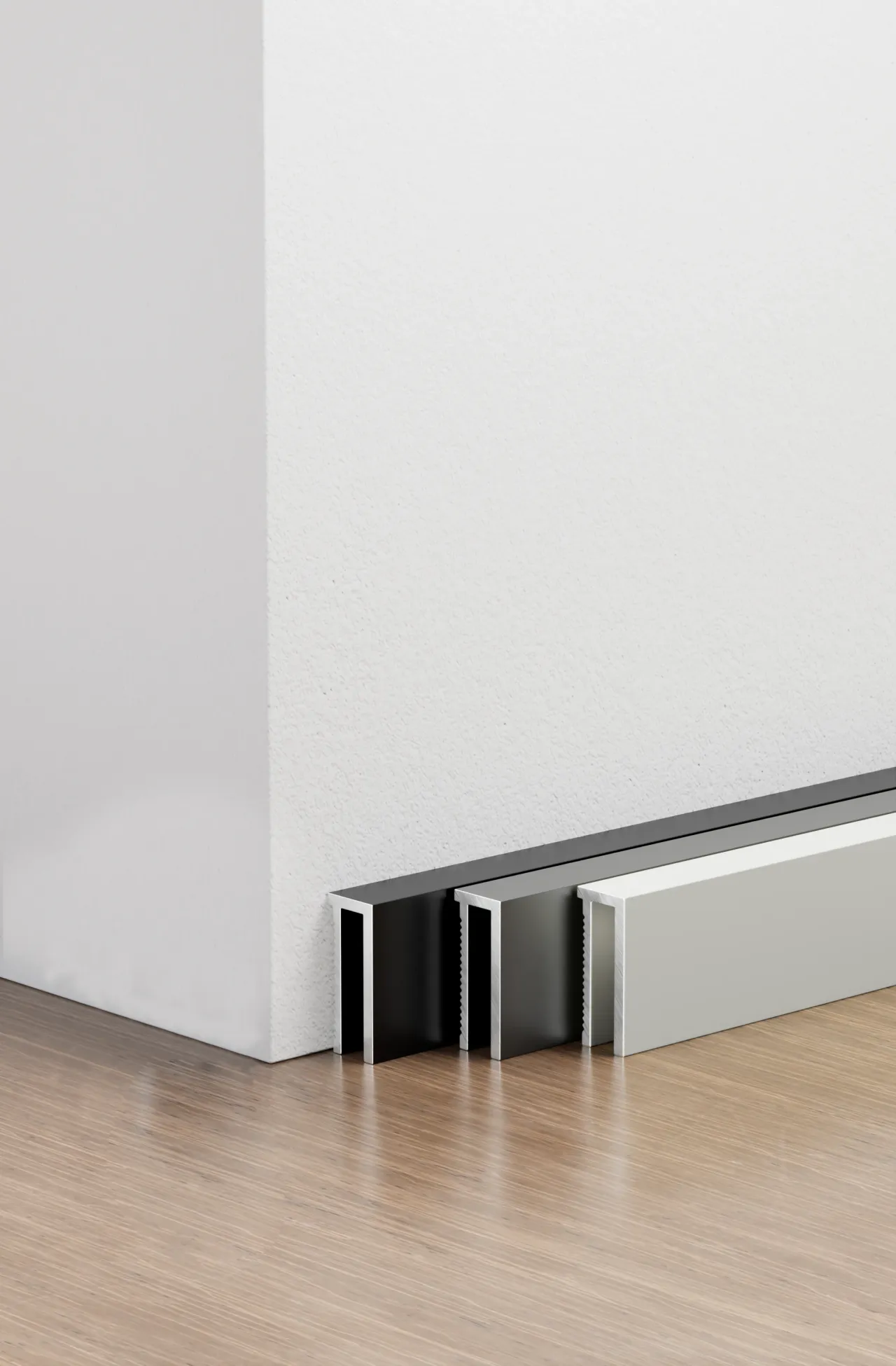Aluminium skirting board RMS-A-19