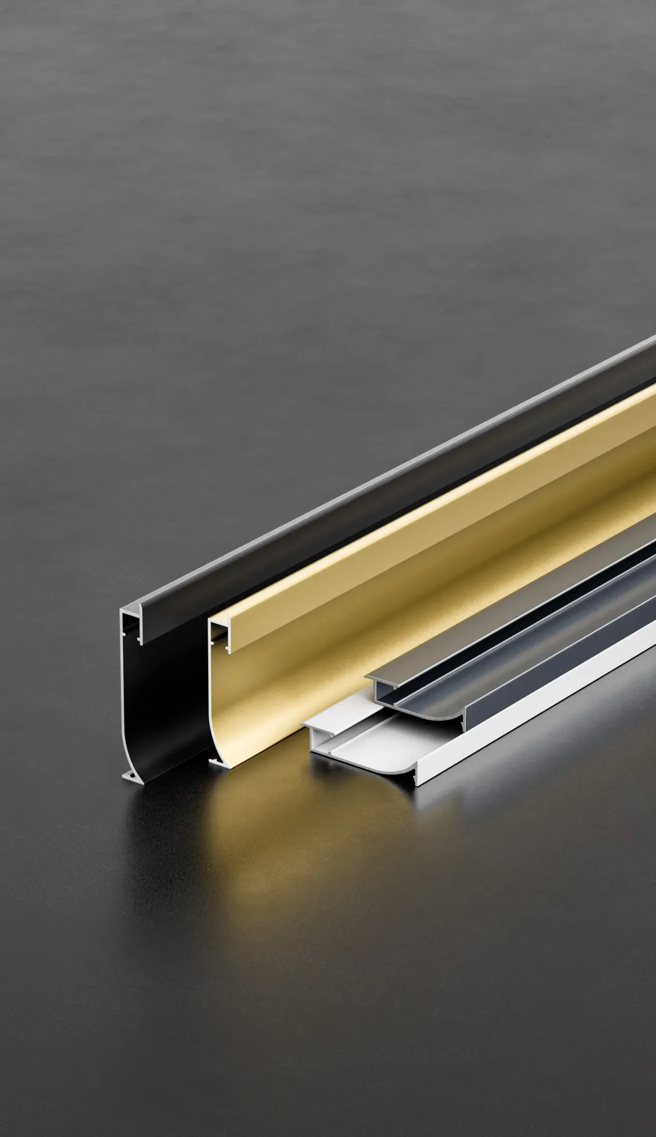 Aluminium skirting board RMS-A-41