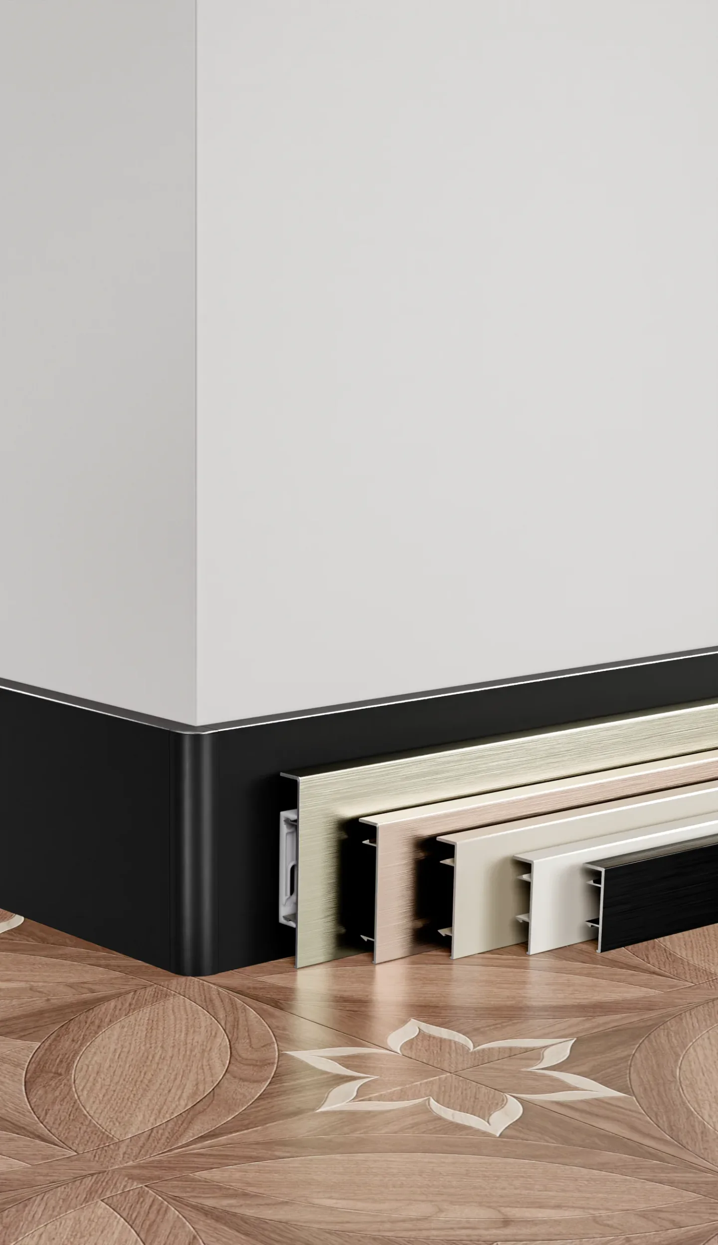 Reintiler aluminium skirting board — RMS-A-01